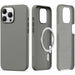 Tech-Protect Silicone MagSafe iPhone 16 Pro Case - Gray - Cell phone cases and covers<<<HurtelXML