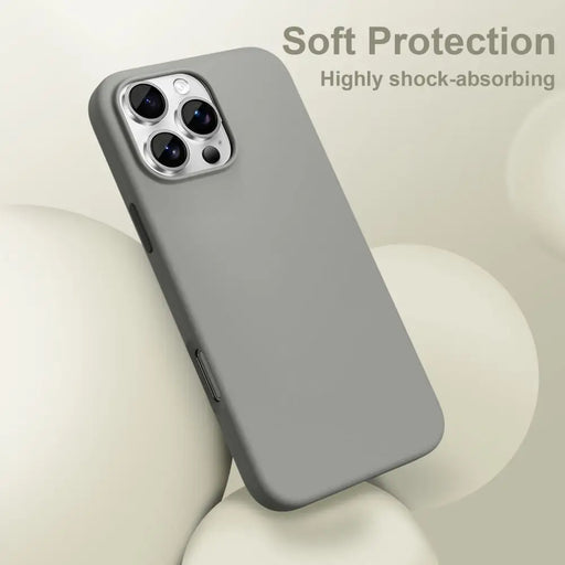 Tech-Protect Silicone MagSafe iPhone 16 Pro Case - Gray - Cell phone cases and covers<<<HurtelXML