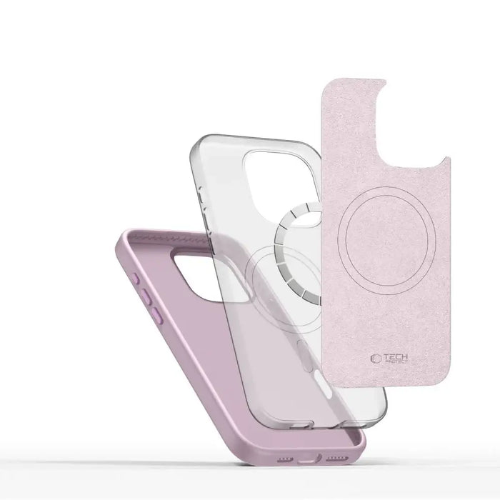 Tech-Protect Silicone PU MagSafe Case for iPhone 16 Pro Max - Pink - Cell phone cases and covers<<<HurtelXML