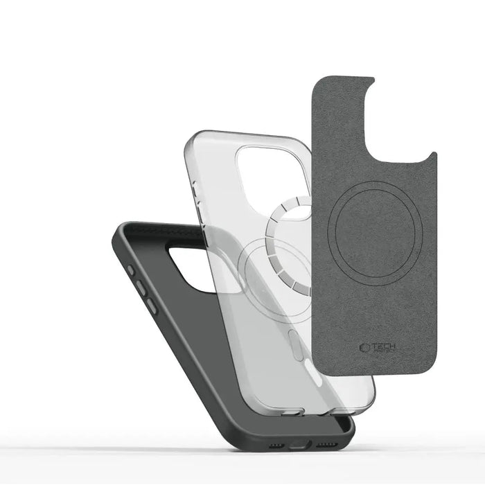 Tech-Protect Silicone PU MagSafe iPhone 16 Pro Case - Gray - Cell phone cases and covers<<<HurtelXML