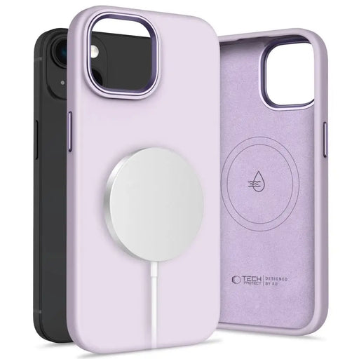 Tech-Protect Silicone Pure Magsafe iPhone 15 Case - Purple - Cell phone cases and covers<<<HurtelXML