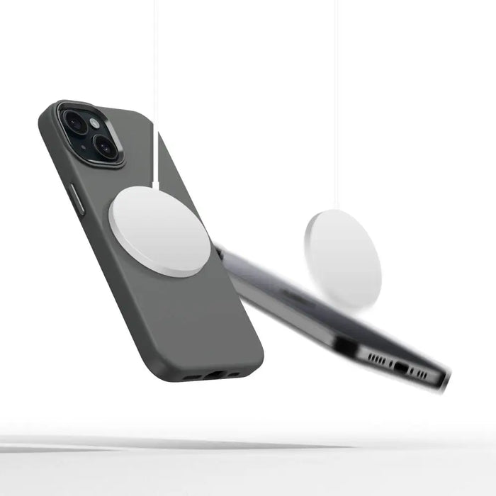 Tech-Protect Silicone PUZ MagSafe iPhone 15 Case - Gray - Cell phone cases and covers<<<HurtelXML
