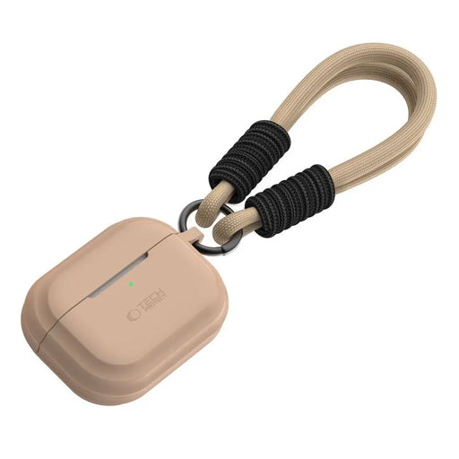 Tech-Protect Silicone Rope Case for Apple AirPods Pro 1/2 - Light Brown - Cell phone cases and covers<<<HurtelXML