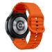 Tech-Protect Silicone Sport Strap for Samsung Galaxy Watch 4 / 5 / 5 Pro / 6 / 7 / FE - Orange - Other cell phone