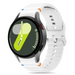 Tech-Protect Silicone Sport Strap for Samsung Galaxy Watch 4 / 5 / 5 Pro / 6 / 7 / FE - White - Other cell phone