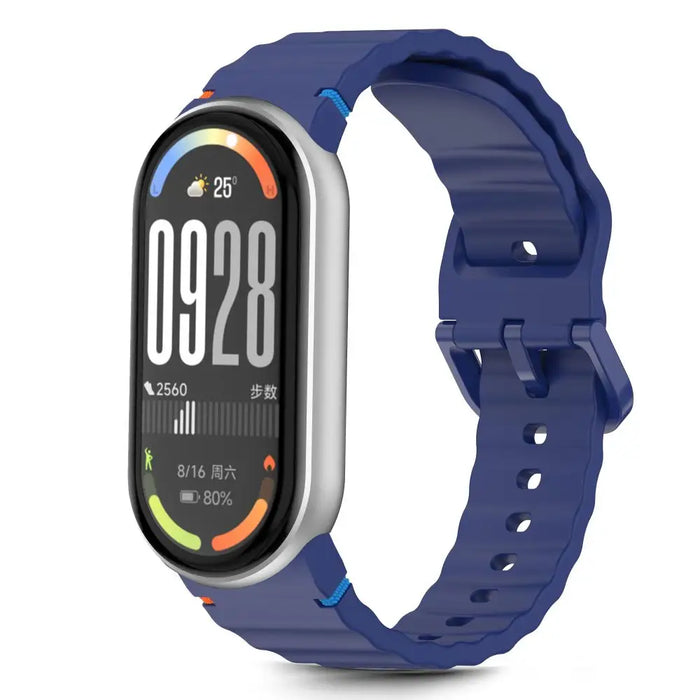 Tech-Protect Silicone Sport Strap for Xiaomi Smart Band 8 / 9 / 10 / NFC - Blue - Other cell phone equipment<<<HurtelXML