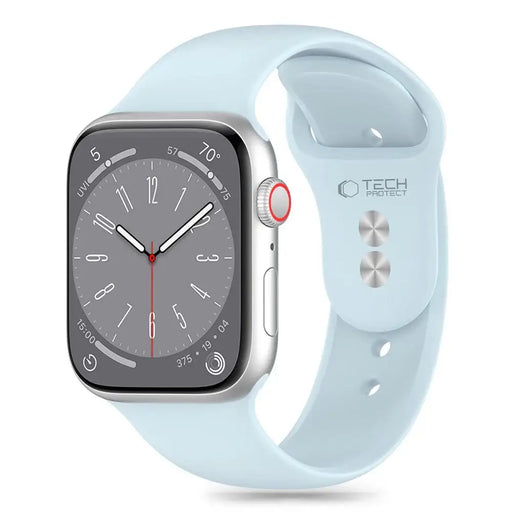 Tech-Protect Silicone Strap for Apple Watch 4 / 5 / 6 / 7 / 8 / 9 / SE (38 / 40 / 41 mm) - Blue - Other cell phone