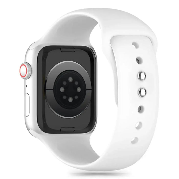 Tech-Protect Silicone Strap for Apple Watch 4 / 5 / 6 / 7 / 8 / 9 / SE (38 / 40 / 41 mm) - White - Other cell phone