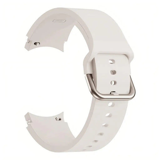 Tech-Protect Silicone Strap for Samsung Galaxy Watch 4 / 5 / 5 Pro / 6 / 7 / FE - Beige - Other cell phone