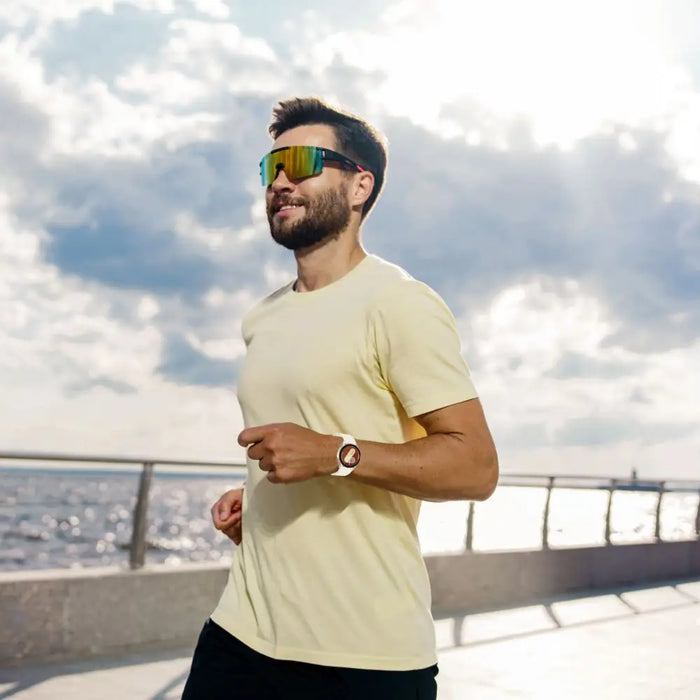 Tech-Protect Silicone Strap for Samsung Galaxy Watch 4 / 5 / 5 Pro / 6 / 7 / FE - Beige - Smartwatch straps