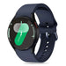Tech-Protect Silicone Strap for Samsung Galaxy Watch 4 / 5 / 5 Pro / 6 / 7 / FE - Navy Blue - Other cell phone