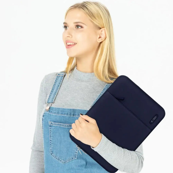 Tech-Protect Sleeve Laptop 15-16 Case - Navy Blue - Cell phone cases and covers<<<HurtelXML