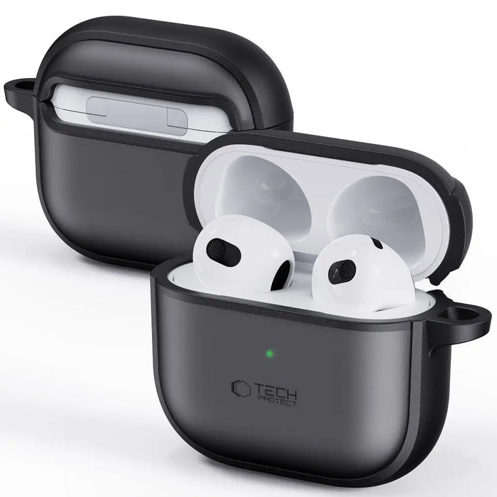 Tech-Protect Slim Hook Case for AirPods 4 - Black - Cell phone cases and covers<<<HurtelXML