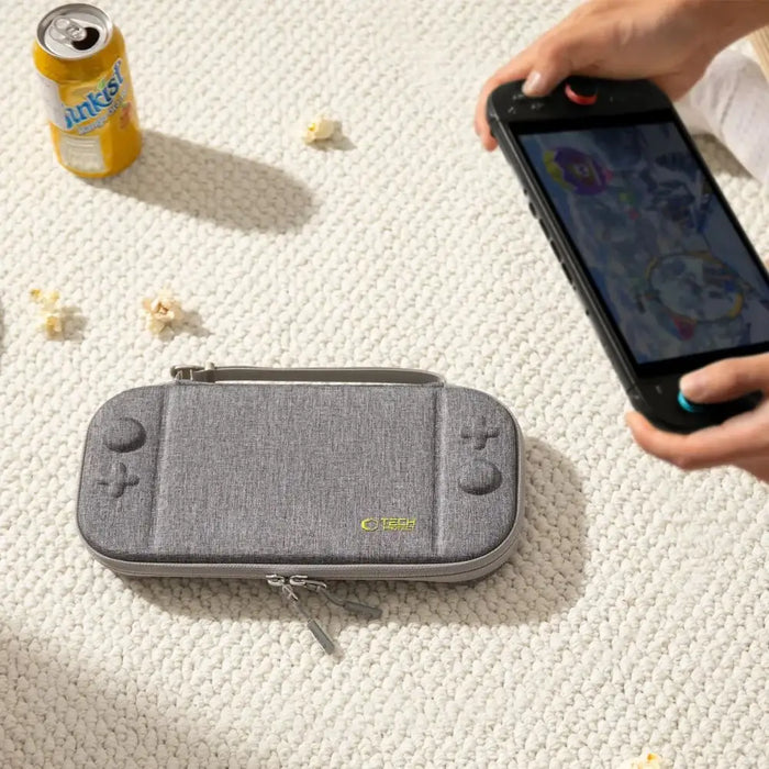 Tech-Protect Slim Pouch for Nintendo Switch 2 - Gray - Cell phone cases and covers<<<HurtelXML