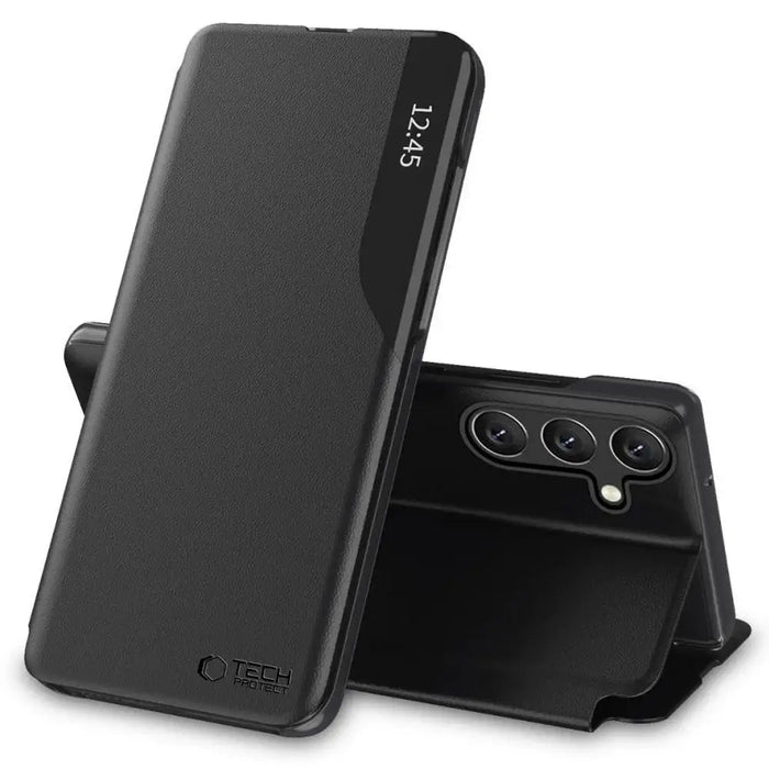 Tech-Protect Smart View case for Galaxy A16 4G / 5G - black - Cell phone cases and covers<<<HurtelXML