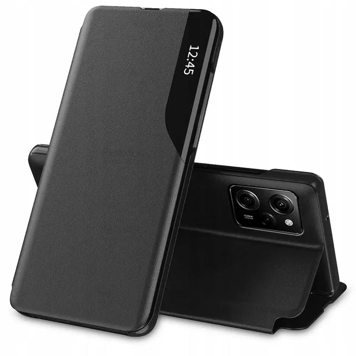 Tech-Protect Smart View Case for Xiaomi Redmi Note 12 Pro 5G / Poco X5 Pro 5G - Black - Cell phone cases