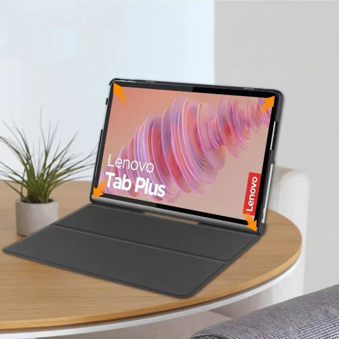 Tech-Protect SmartCase for Lenovo TAB PLUS - Black - Cell phone cases and covers<<<HurtelXML