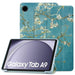 Tech-Protect SmartCase for Samsung Galaxy Tab A9 8.7’’ X110 / X115 - blue with sakura flowers - Cell phone cases