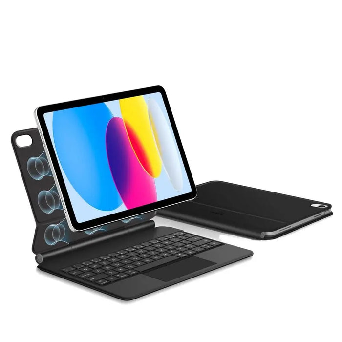 Tech-Protect Smartcase Magnetic with Keyboard for iPad 10.9” 2022 / iPad 11” 2025 - Black - Cell phone cases