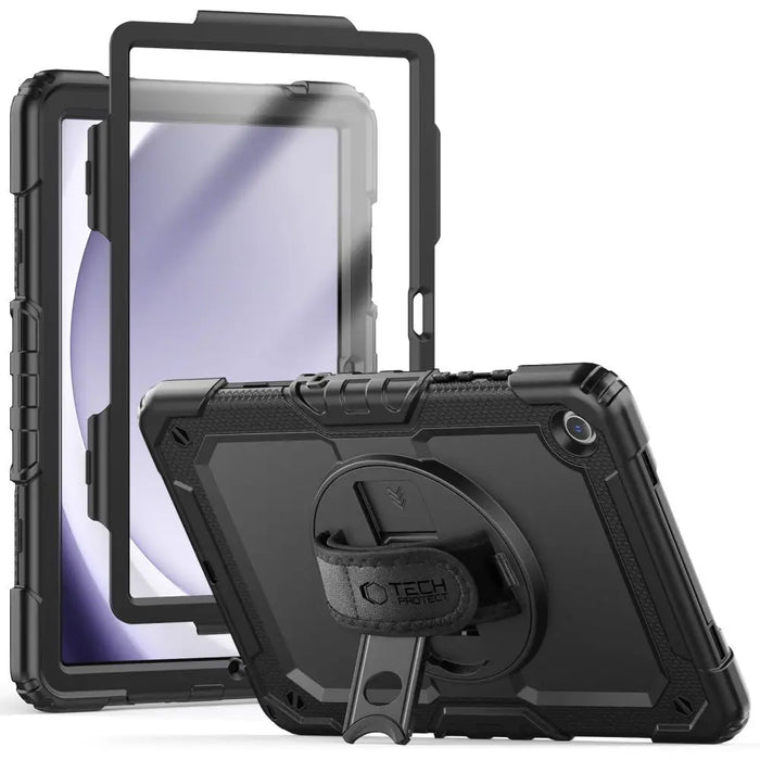 Tech-Protect Solid360 Case for Samsung Galaxy Tab A9 8.7 X110 / X115 - Black - Cell phone cases and covers<<<HurtelXML
