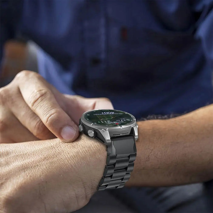 Tech-Protect Stainless Bracelet for Garmin Fenix 5X / 5X PLUS / 6X / 6X PRO / 7X / 8 (51 MM) - Titanium - Other cell