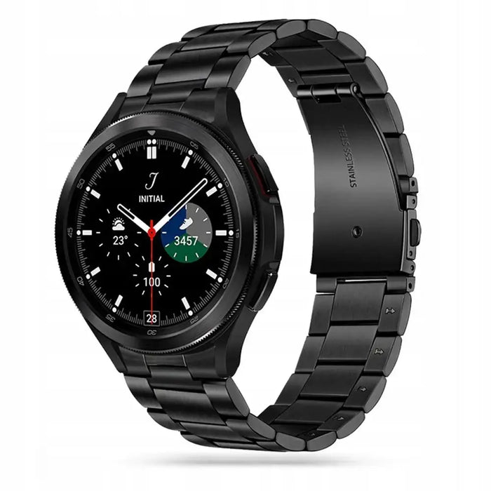 Tech-Protect Stainless Bracelet for Samsung Galaxy Watch 4 / 5 / 5 Pro / 6 / 7 / FE - Black - Other cell phone