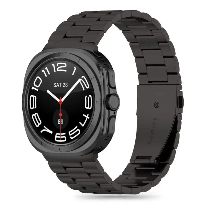 Tech-Protect Stainless Bracelet for Samsung Galaxy Watch Ultra (47mm) - Black - Other cell phone equipment<<<HurtelXML