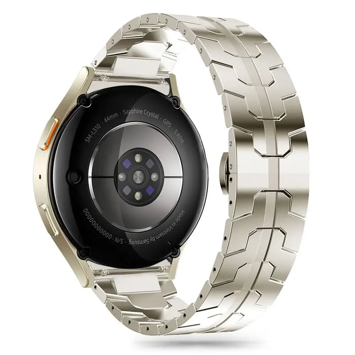 Tech-Protect Stainless Line strap for Samsung Galaxy Watch 4 / 5 / 5 PRO / 6 / 7 / FE - titanium - Other cell phone