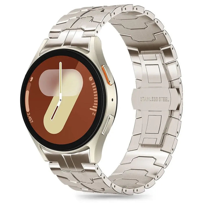 Tech-Protect Stainless Line strap for Samsung Galaxy Watch 4 / 5 / 5 PRO / 6 / 7 / FE - titanium - Other cell phone