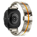Tech-Protect Stainless Line Strap for Samsung Galaxy Watch Ultra (47mm) - Titanium / Orange - Other cell phone