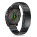 Tech-Protect SteelBand Bracelet for Garmin Fenix 5 / 6 / 6 PRO / 7 / 8 (47MM) / E - Black - Other cell phone