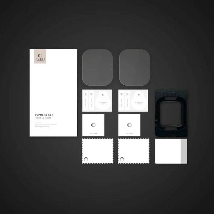 Tech-Protect Supreme Hydrogel Film Set 2-pack for Apple Watch 10 46 mm - transparent - Cell phone protection