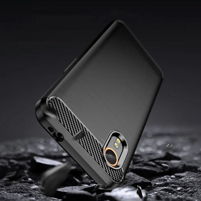 Tech-Protect TPUCarbon Case for Samsung Galaxy XCover 7 - Black - Cell phone cases and covers<<<HurtelXML