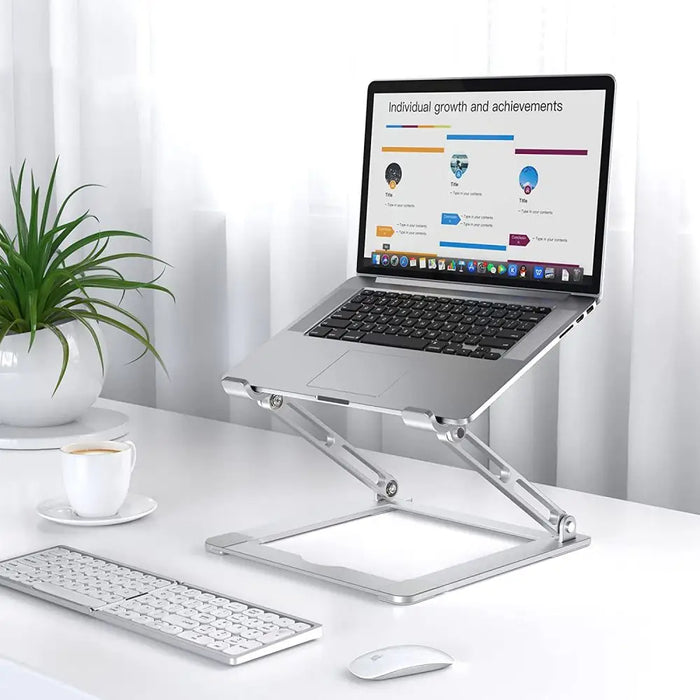 Tech-Protect ULS400 universal foldable stand for laptops up to 17’’ - silver - Stands and tables for laptops<<<HurtelXML