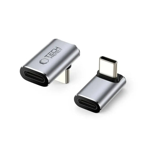 Tech-Protect Ultraboost AA02 USB-C Angled Adapter - Gray - USB adapters<<<HurtelXML