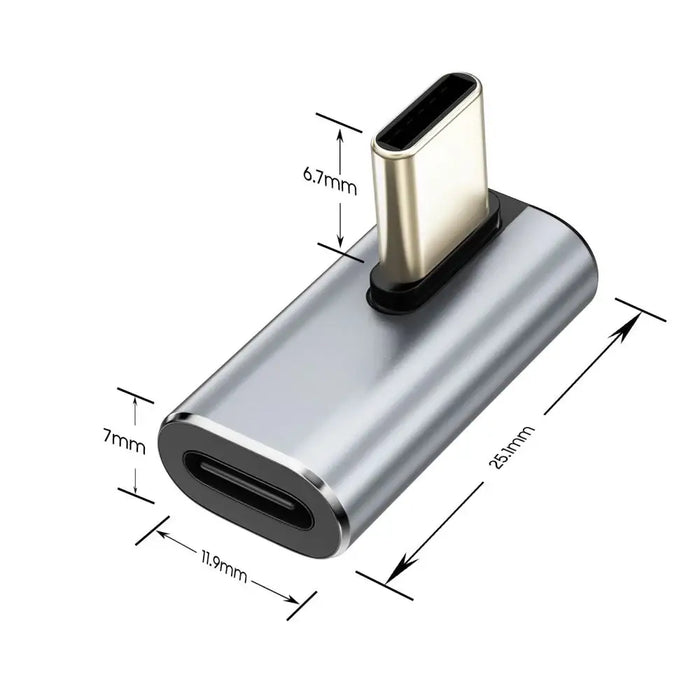 Tech-Protect Ultraboost AA03 USB-C Angled Adapter - Gray - USB adapters<<<HurtelXML