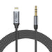 Tech-Protect UltraBoost audio Lightning / mini jack 3.5mm cable 1m - black - Audio cables<<<HurtelXML