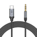 Tech-Protect UltraBoost audio USB-C / 3.5mm mini jack cable 1 m - black - Audio cables<<<HurtelXML