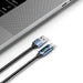 Tech-Protect UltraBoost Cable with LED Display USB-C / USB-A 66W 6A 2m - Blue - Cell phone cables<<<HurtelXML