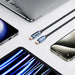 Tech-Protect UltraBoost Cable with LED Display USB-C / USB-C PD 100W 5A 1m - Blue - Cell phone cables<<<HurtelXML
