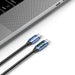 Tech-Protect UltraBoost Cable with LED Display USB-C / USB-C PD 100W 5A 1m - Blue - Cell phone cables<<<HurtelXML