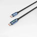 Tech-Protect UltraBoost Cable with LED Display USB-C / USB-C PD 100W 5A 2m - Blue - Cell phone cables<<<HurtelXML