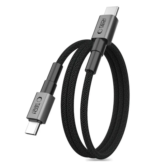 Tech-Protect Ultraboost DNA MagTwist USB-C PD Cable 100W / 5A 100 cm - Gray - Cables and tapes<<<HurtelXML