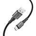 Tech-Protect UltraBoost DNA USB-A / USB-C Cable 15W/3A 100cm - Gray - Cables and tapes<<<HurtelXML