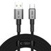 Tech-Protect Ultraboost DNA USB-A / USB-C Cable 15W/3A 300cm - Gray - Cables and tapes<<<HurtelXML
