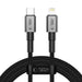 Tech-Protect Ultraboost DNA USB-C / Lightning PD27W/3A cable 200 cm - gray - Cables and tapes<<<HurtelXML