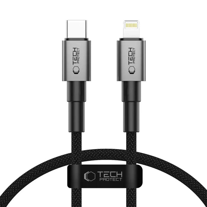 Tech-Protect Ultraboost DNA USB-C / Lightning PD27W/3A cable 25 cm - gray - Cables and tapes<<<HurtelXML