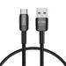 Tech-Protect UltraBoost Evo USB-C / USB-A cable 100W 5A 0.25m - black - Cell phone cables<<<HurtelXML