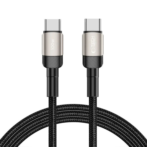 Tech-Protect UltraBoost Evo USB-C / USB-C PD cable 100W 5A 2m - titanium - Cell phone cables<<<HurtelXML