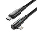 Tech-Protect UltraBoost L Cable Lightning (angled) / USB-C (straight) PD 20W 3A 1m - gray - Cell phone